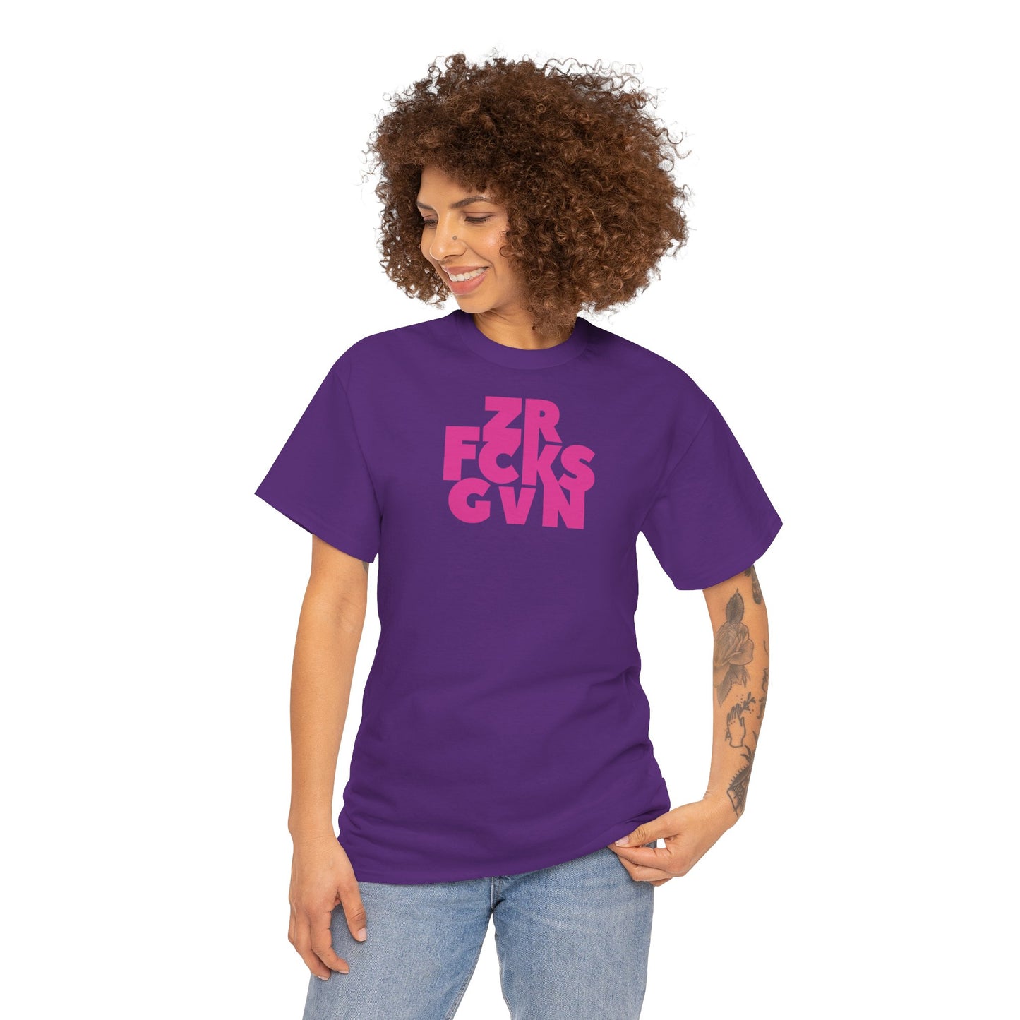 ZR FCKS GVN Unisex Heavy Cotton Tee