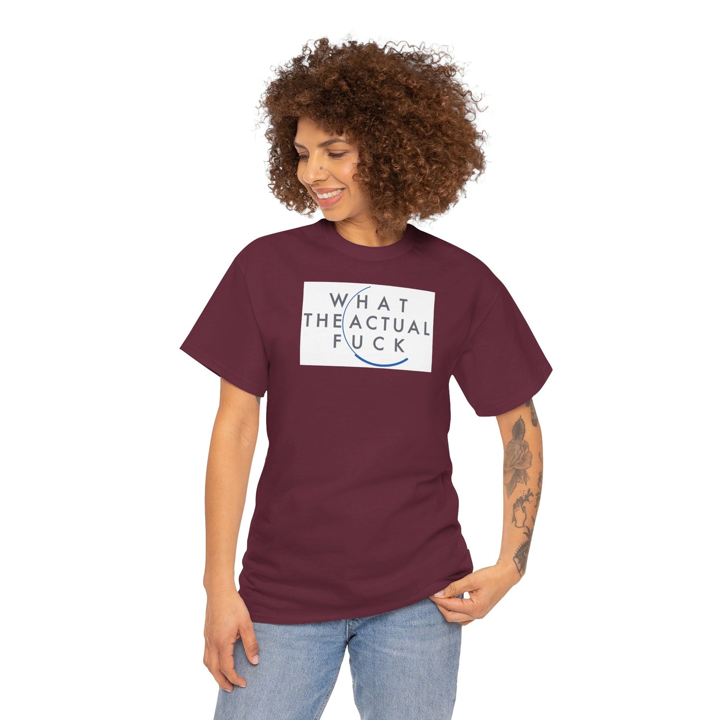 WHAT THE ACTUAL FUCK Unisex Heavy Cotton Tee