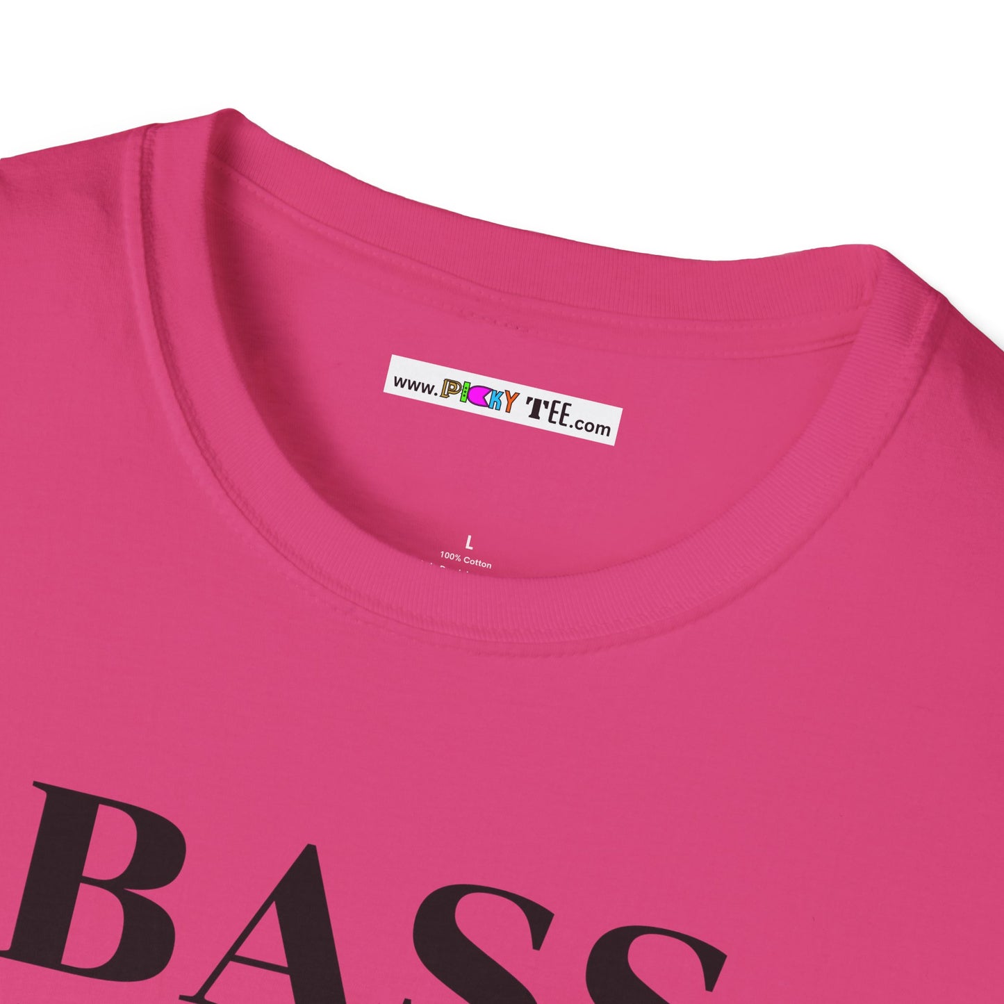 BASS HUGE BASS Unisex Softstyle 100% Cotton T-Shirt