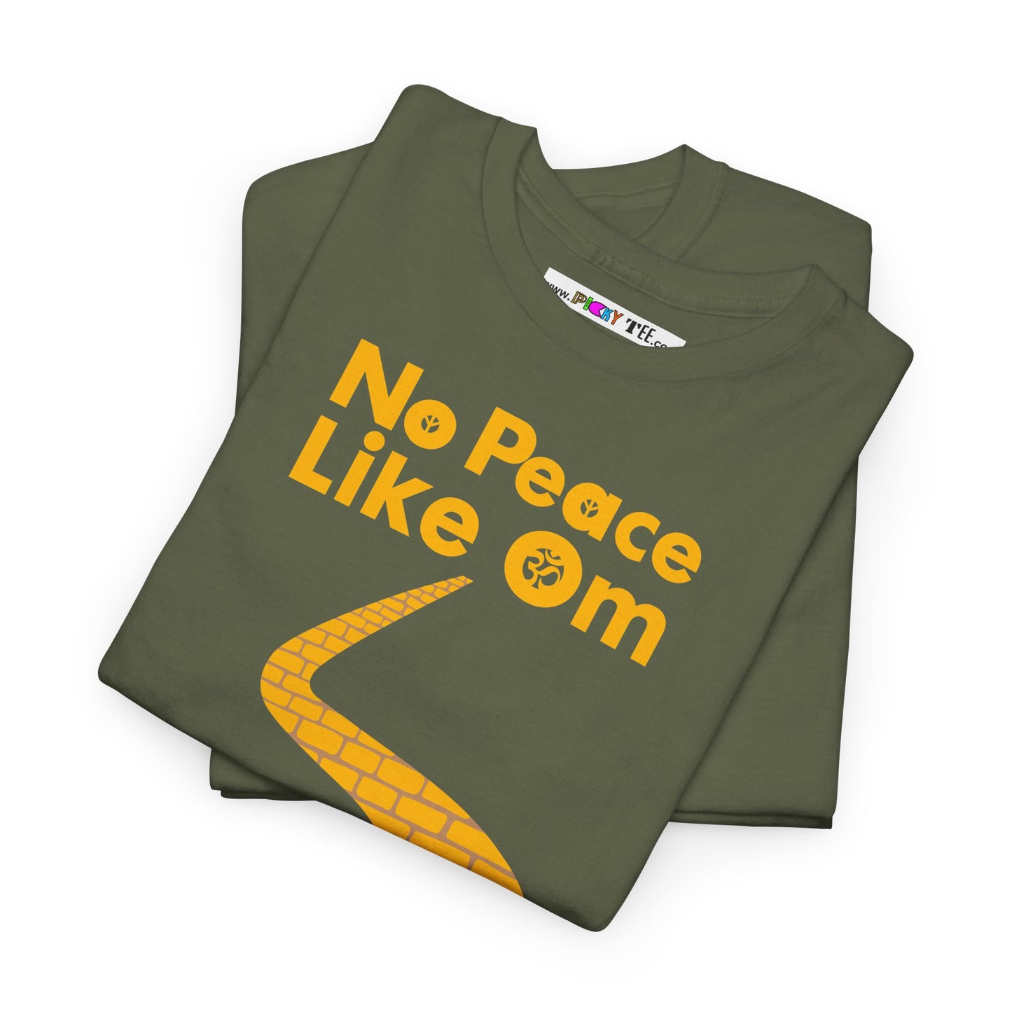 No Peace Like Om Unisex Heavy Cotton Tee