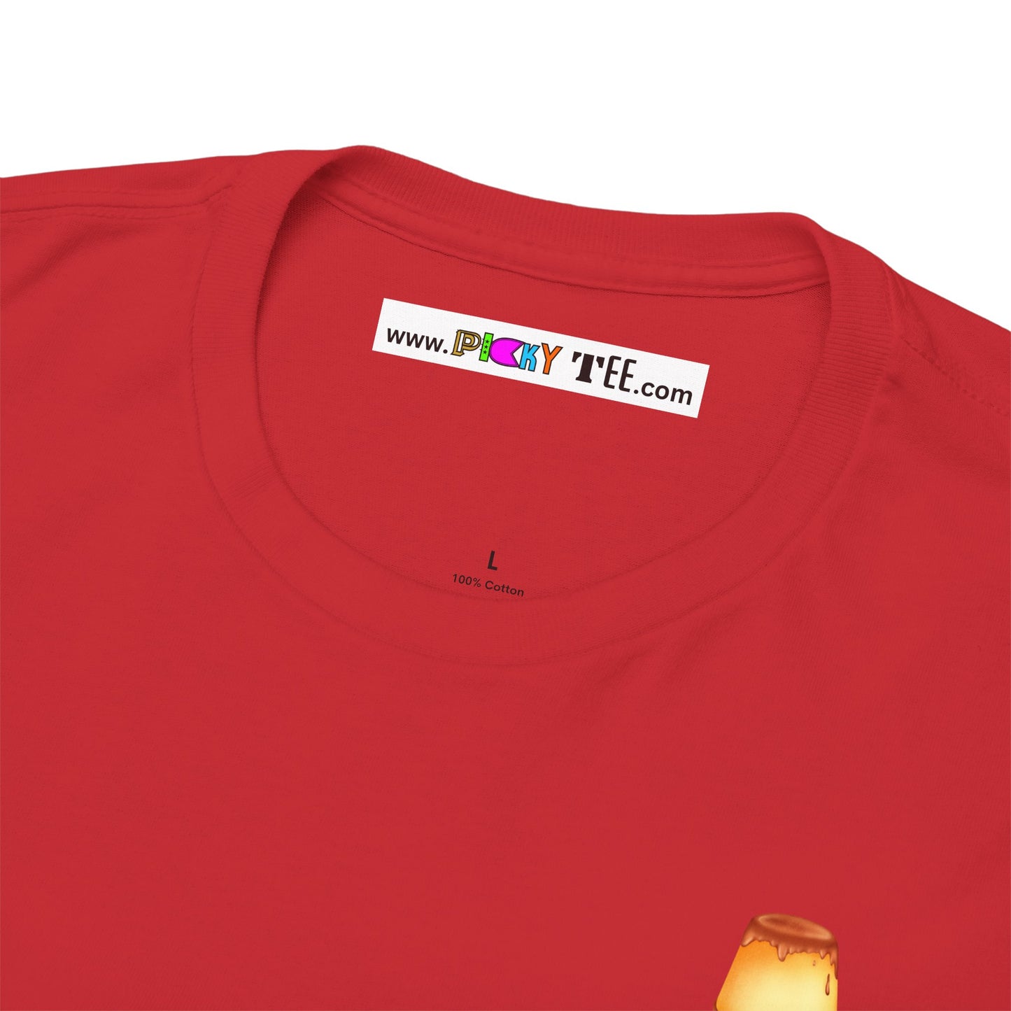 I LOVE IT WHEN A - FLAN COMES TOGETHER Unisex Heavy Cotton Tee