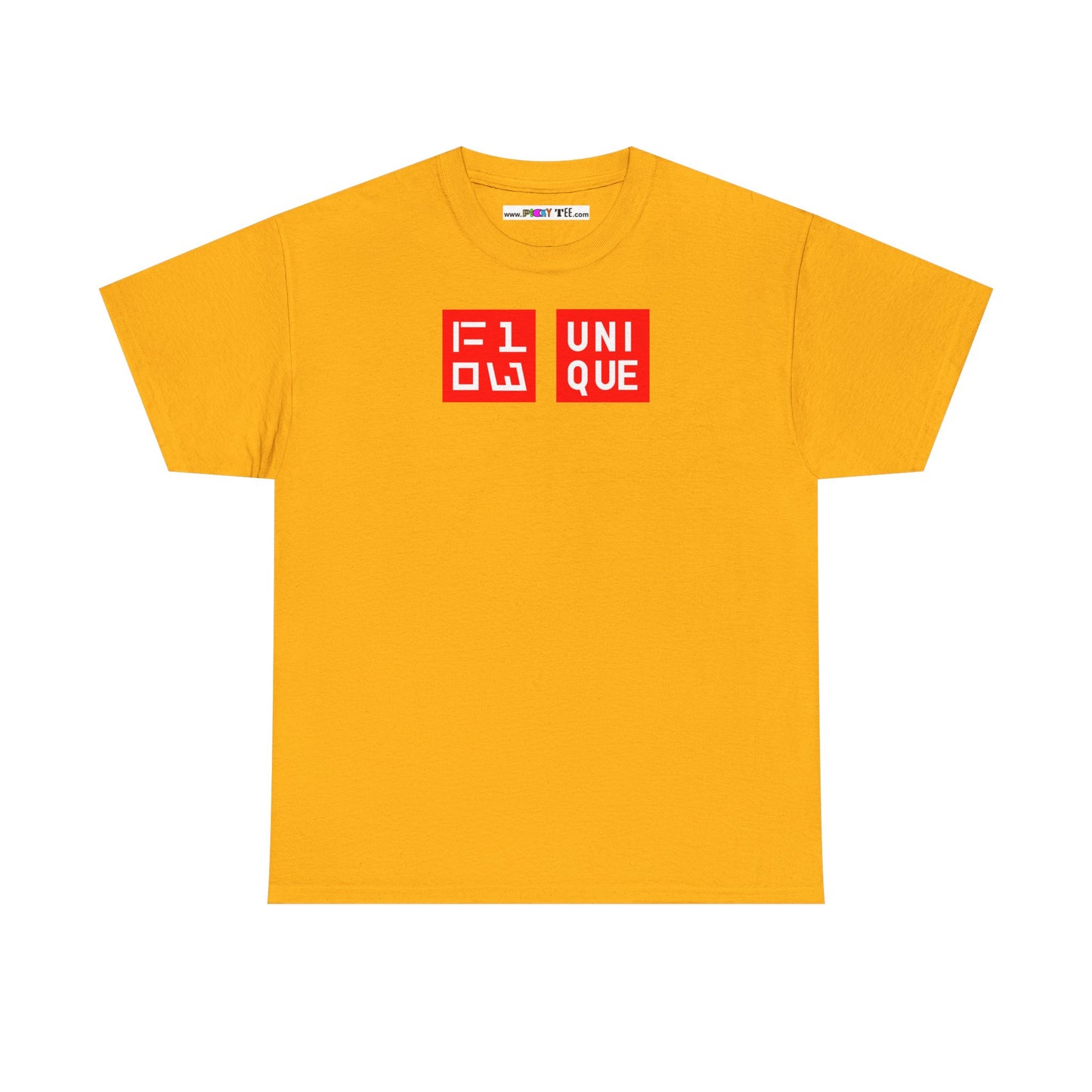 FLOW UNIQUE Unisex Heavy Cotton Tee