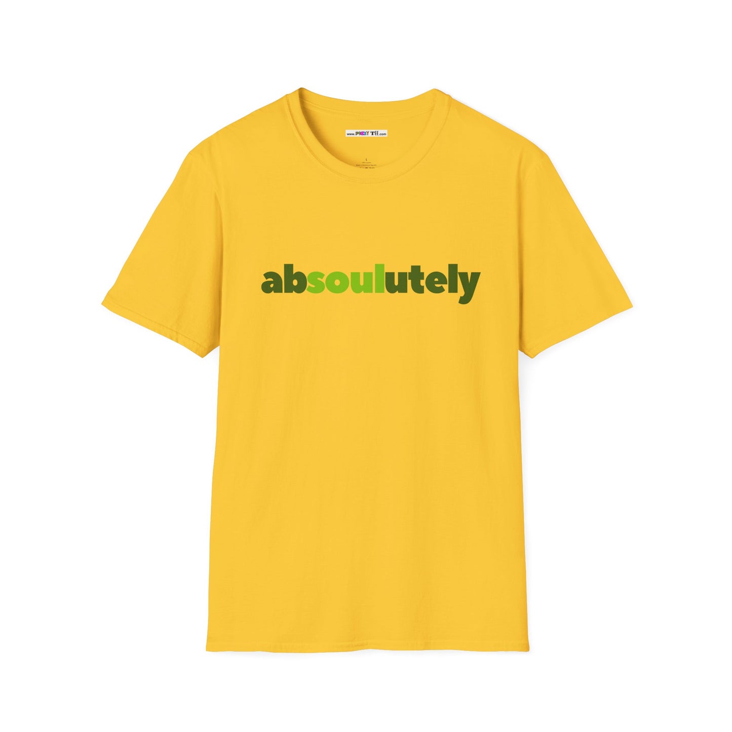 abSOULutely Unisex Softstyle 100% Cotton T-Shirt