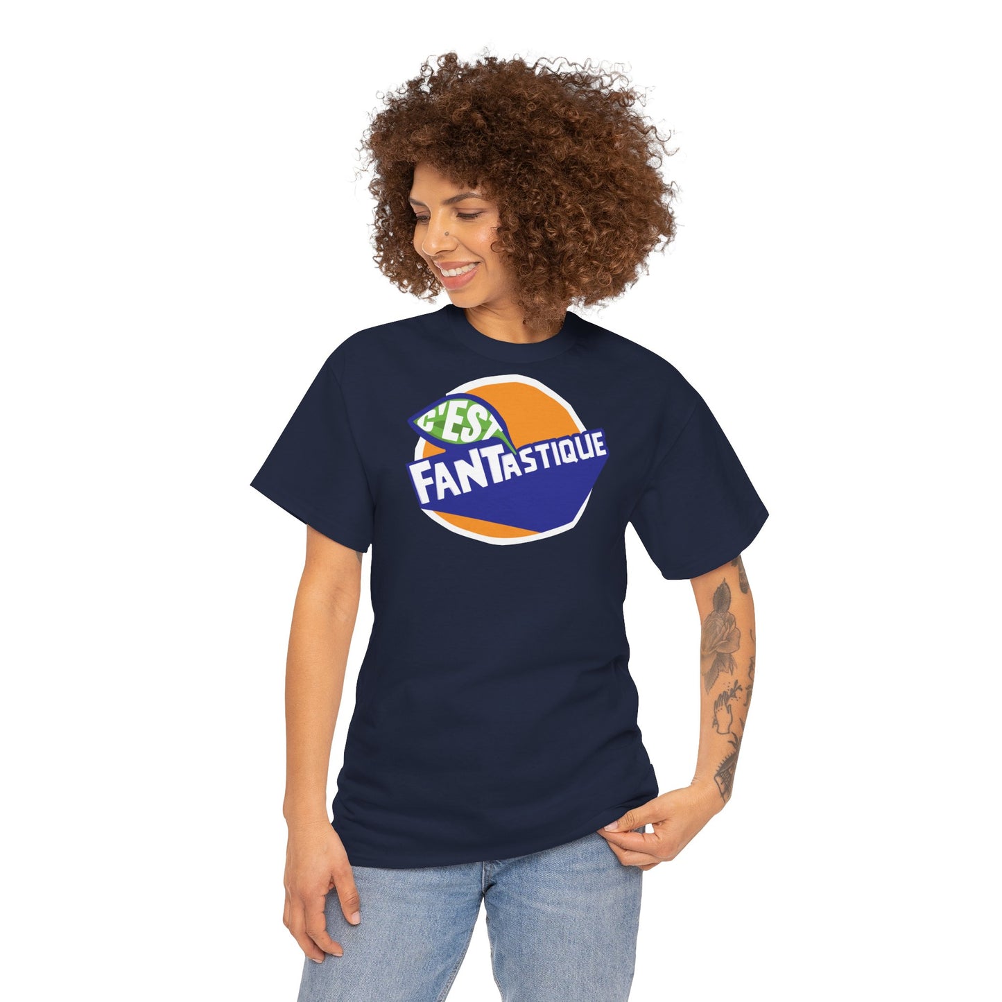 C'EST FANTASTIQUE Unisex Heavy Cotton Tee