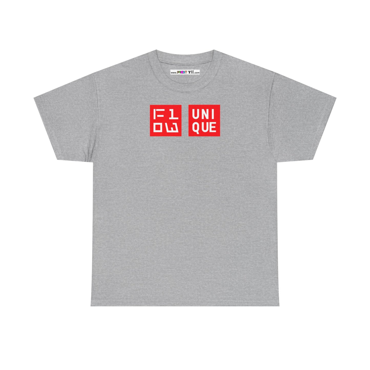 FLOW UNIQUE Unisex Heavy Cotton Tee