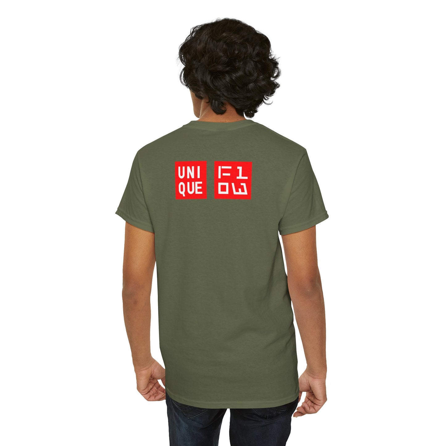 FLOW UNIQUE Unisex Heavy Cotton Tee