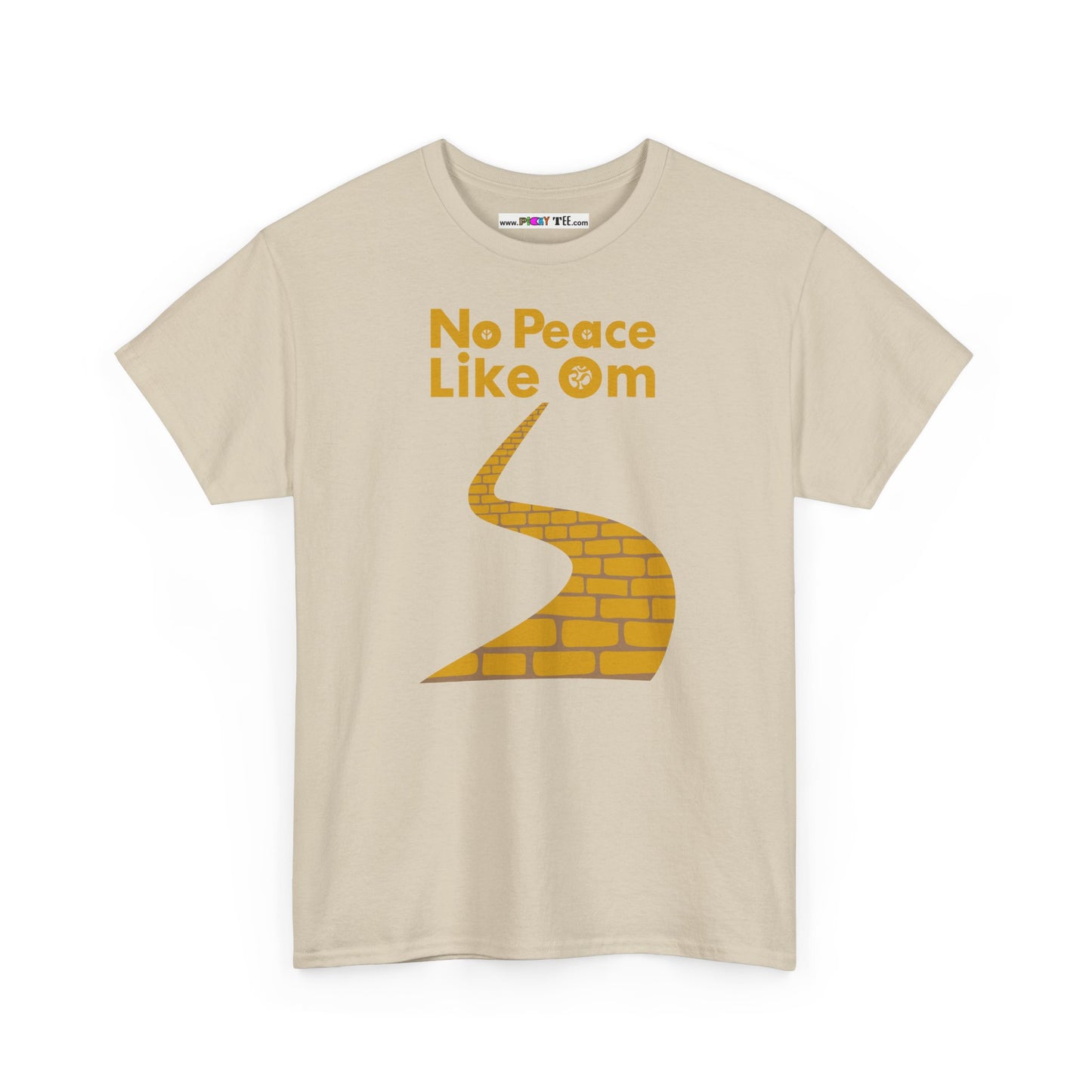 No Peace Like Om Unisex Heavy Cotton Tee
