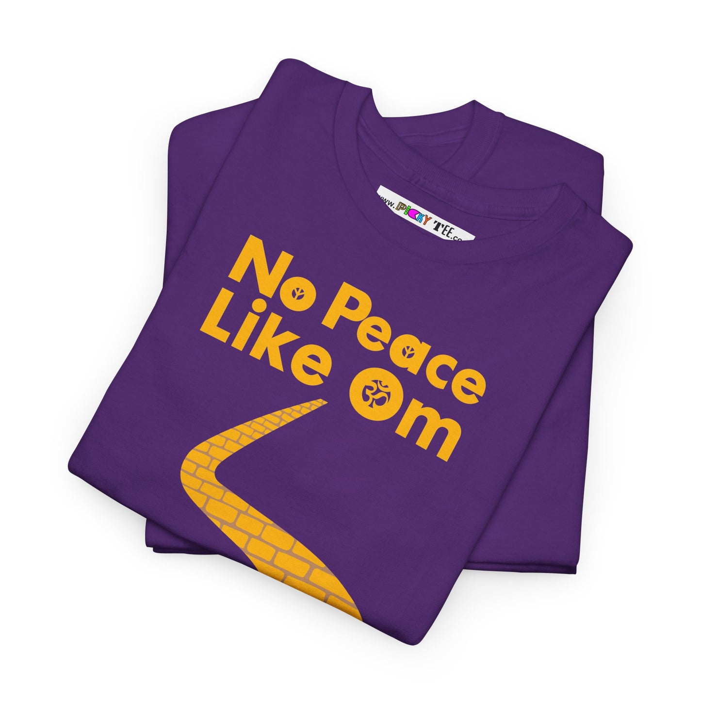 No Peace Like Om Unisex Heavy Cotton Tee