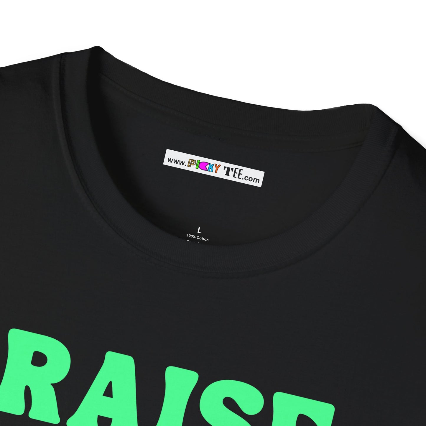 pRAISE DA tROOF Unisex Softstyle 100% Cotton T-Shirt