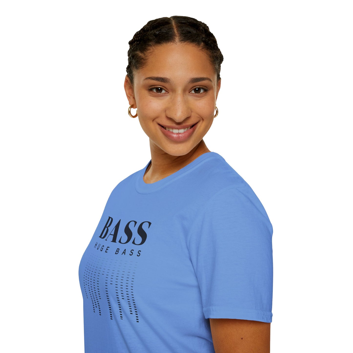 BASS HUGE BASS Unisex Softstyle 100% Cotton T-Shirt