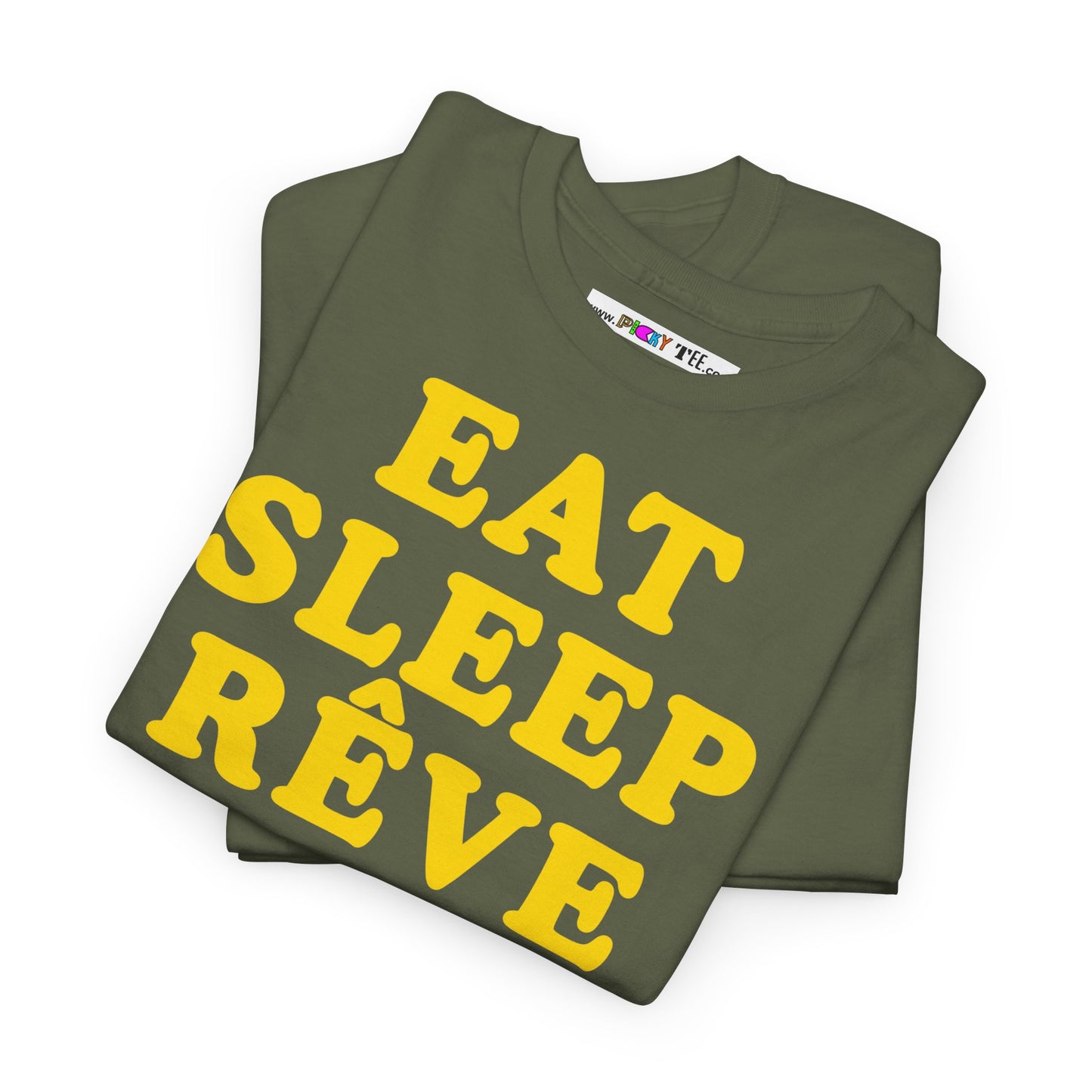 EAT SLEEP RÊVE REPEAT Unisex Heavy Cotton Tee