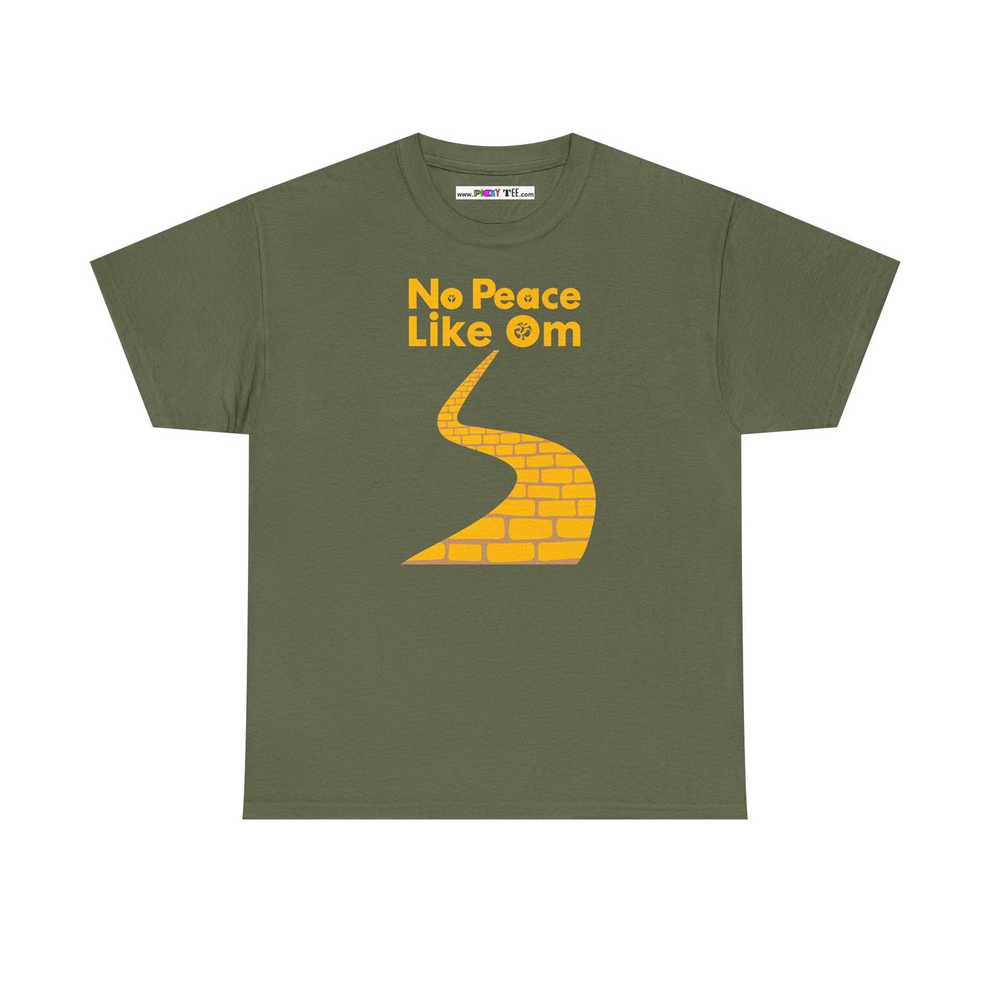 No Peace Like Om Unisex Heavy Cotton Tee