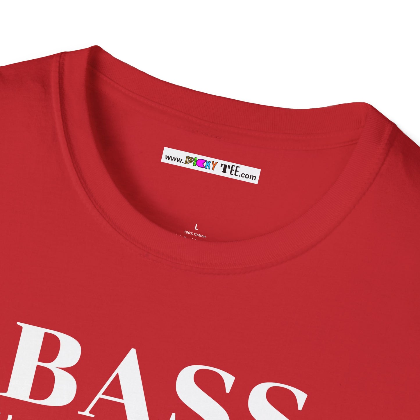 BASS HUGE BASS Unisex Softstyle 100% Cotton T-Shirt