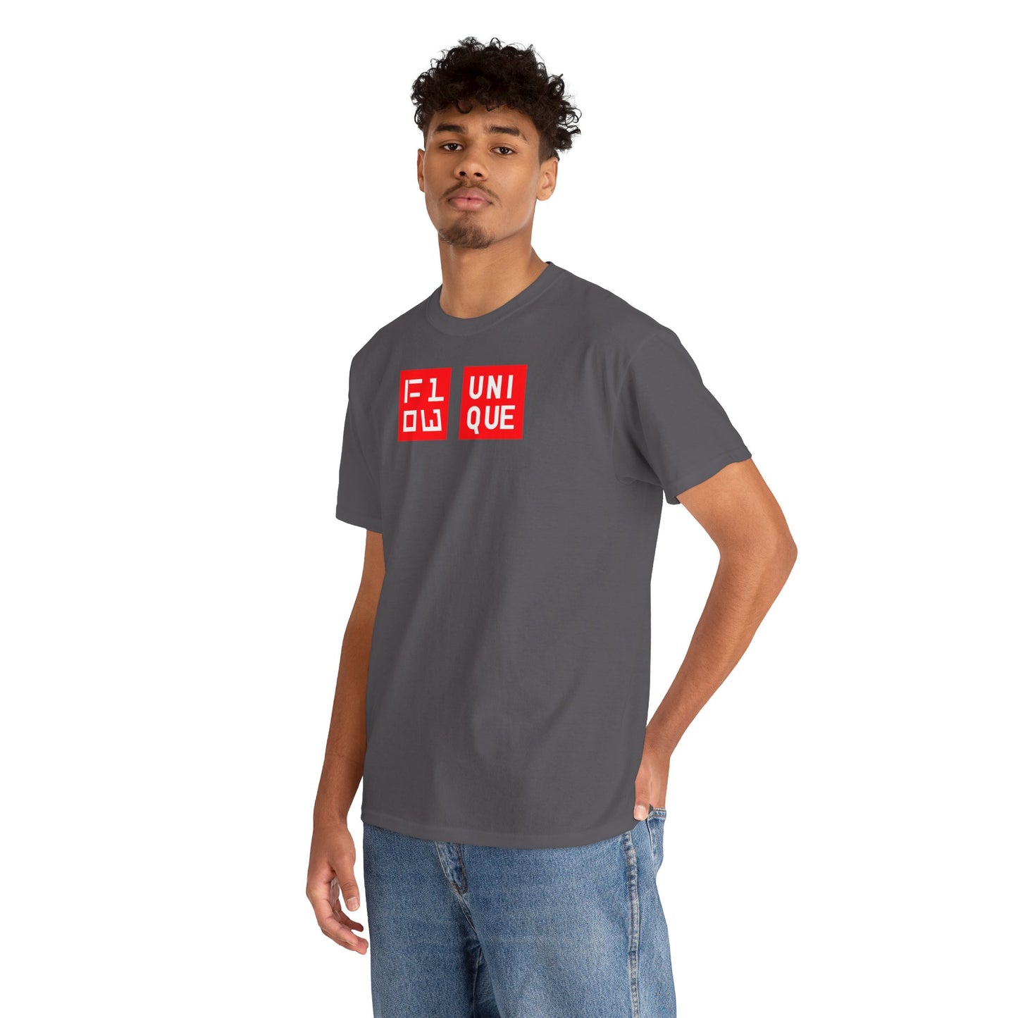 FLOW UNIQUE Unisex Heavy Cotton Tee
