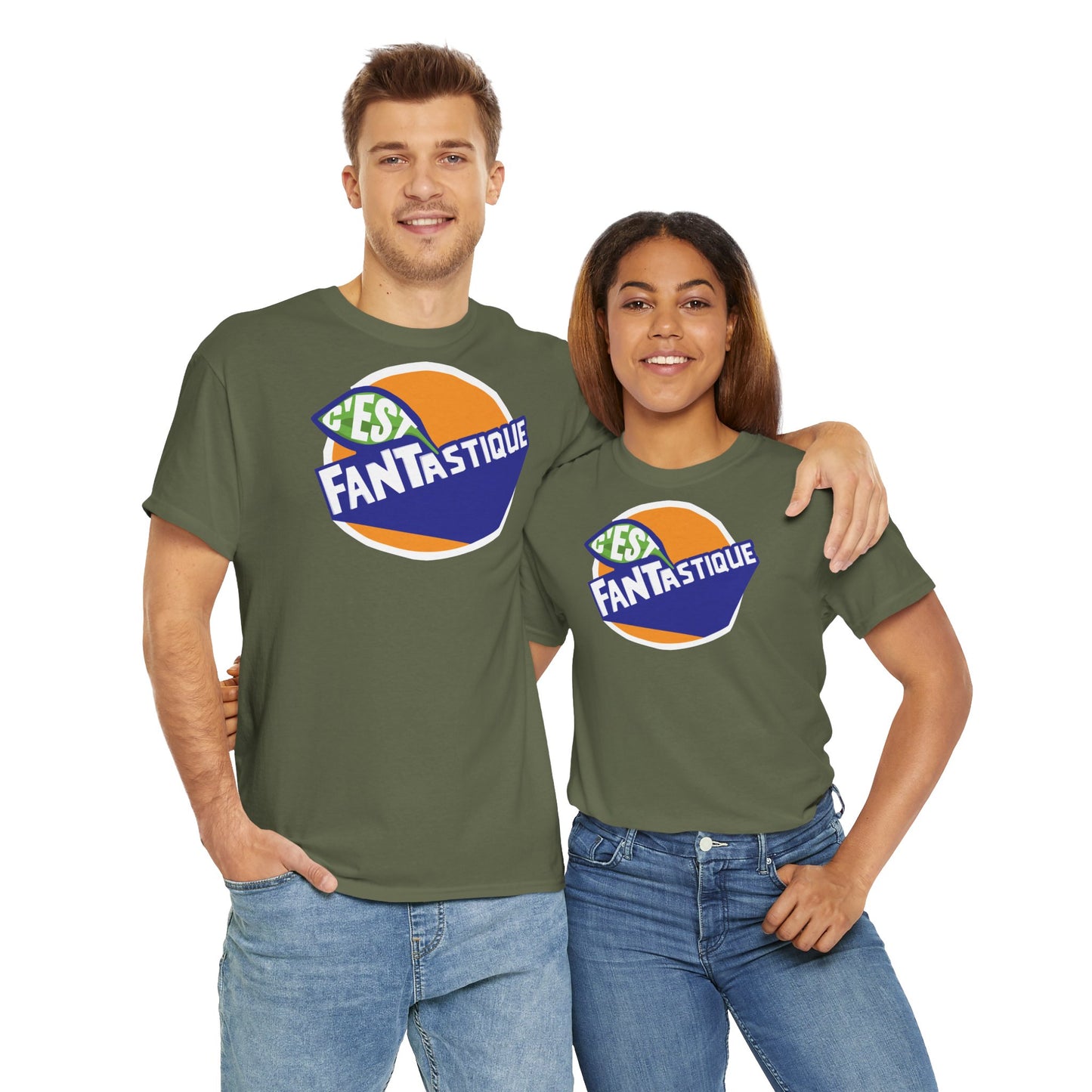 C'EST FANTASTIQUE Unisex Heavy Cotton Tee