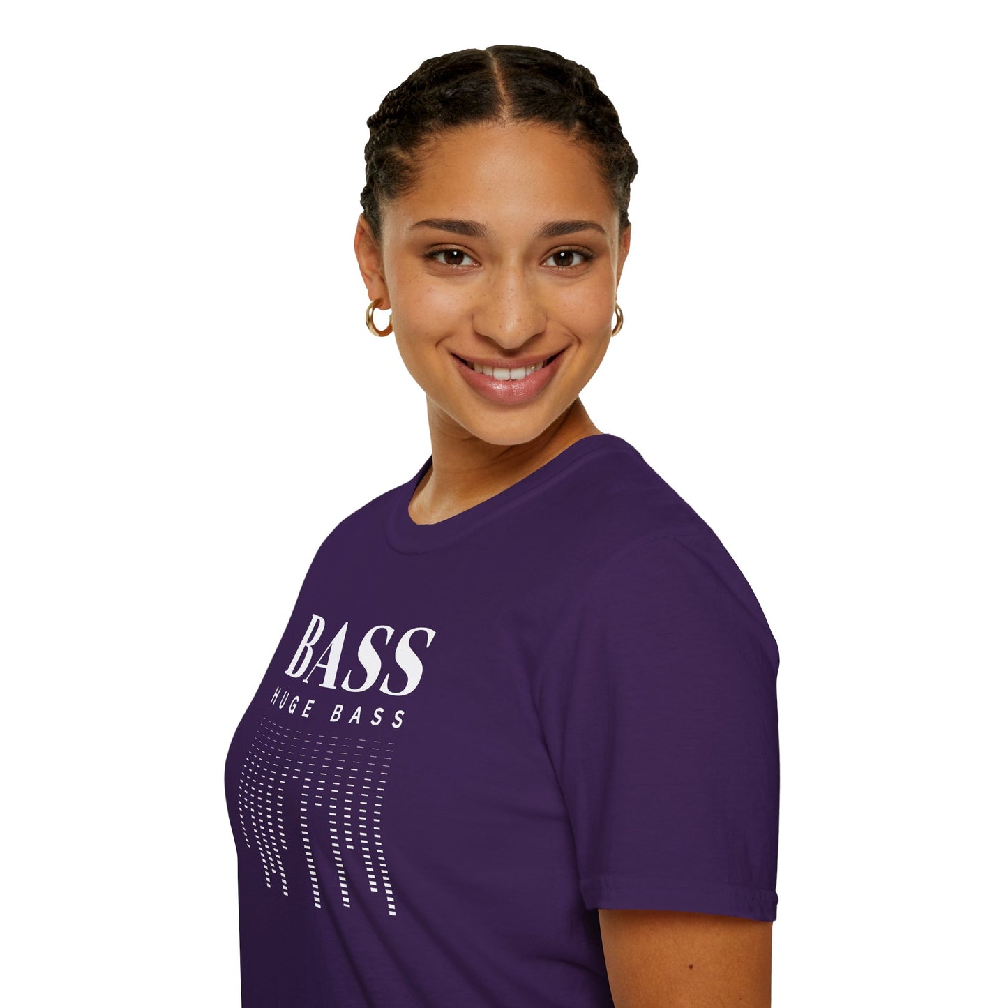 BASS HUGE BASS Unisex Softstyle 100% Cotton T-Shirt