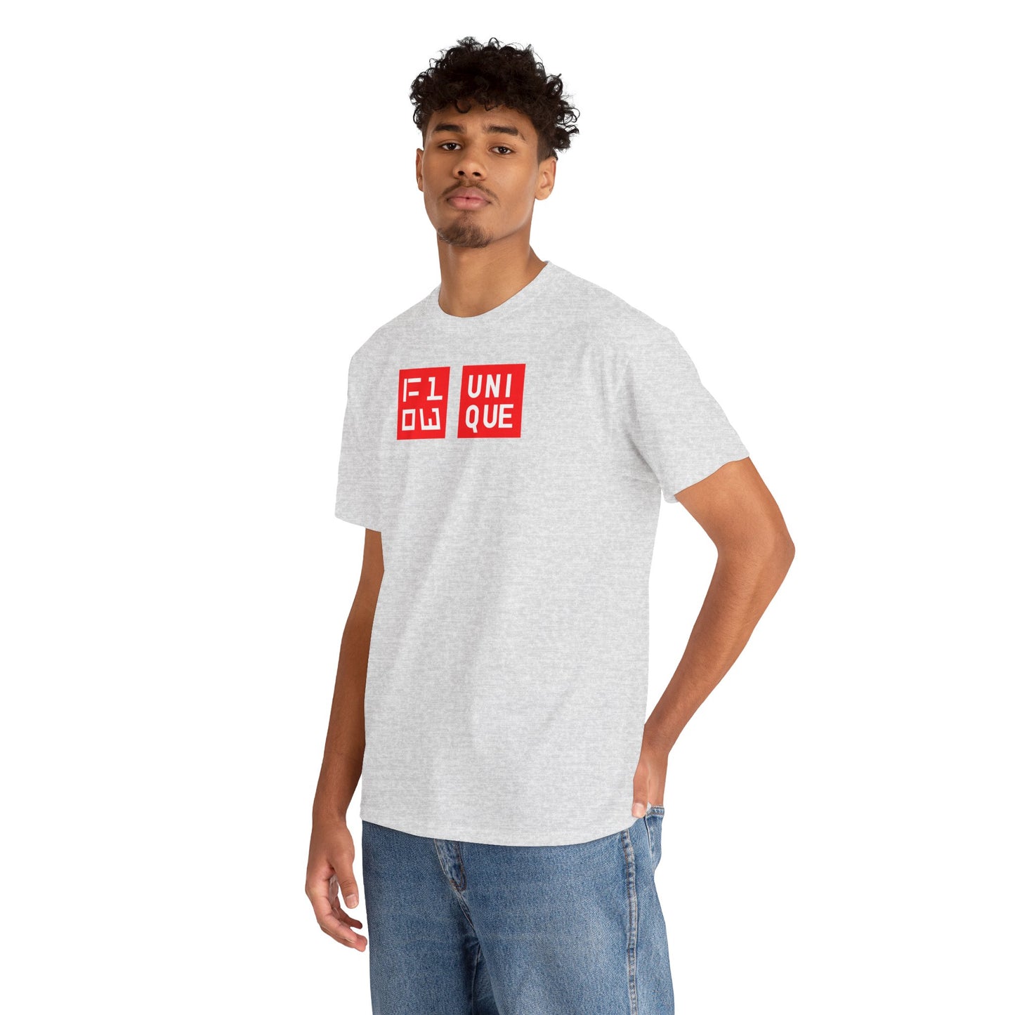 FLOW UNIQUE Unisex Heavy Cotton Tee