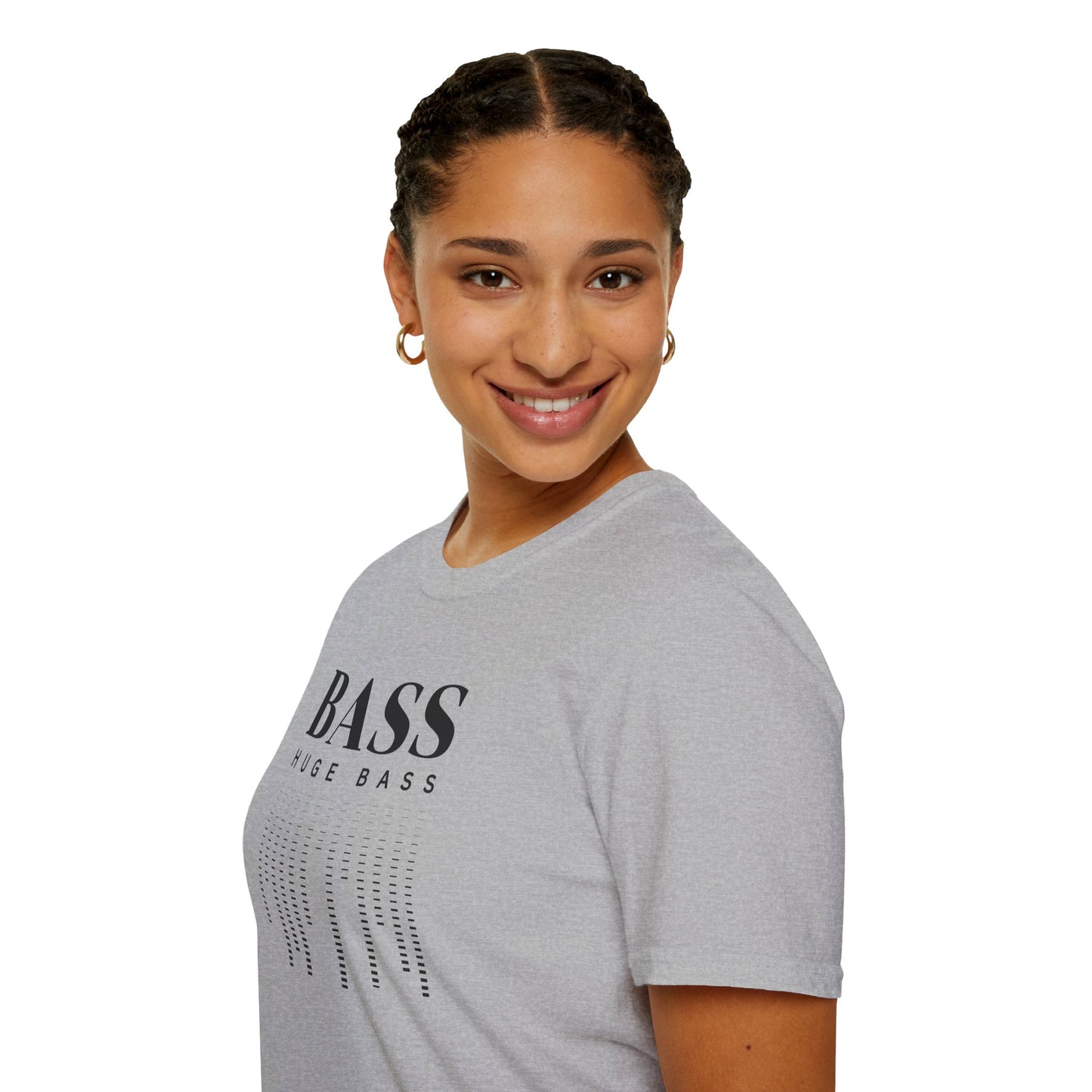 BASS HUGE BASS Unisex Softstyle 100% Cotton T-Shirt