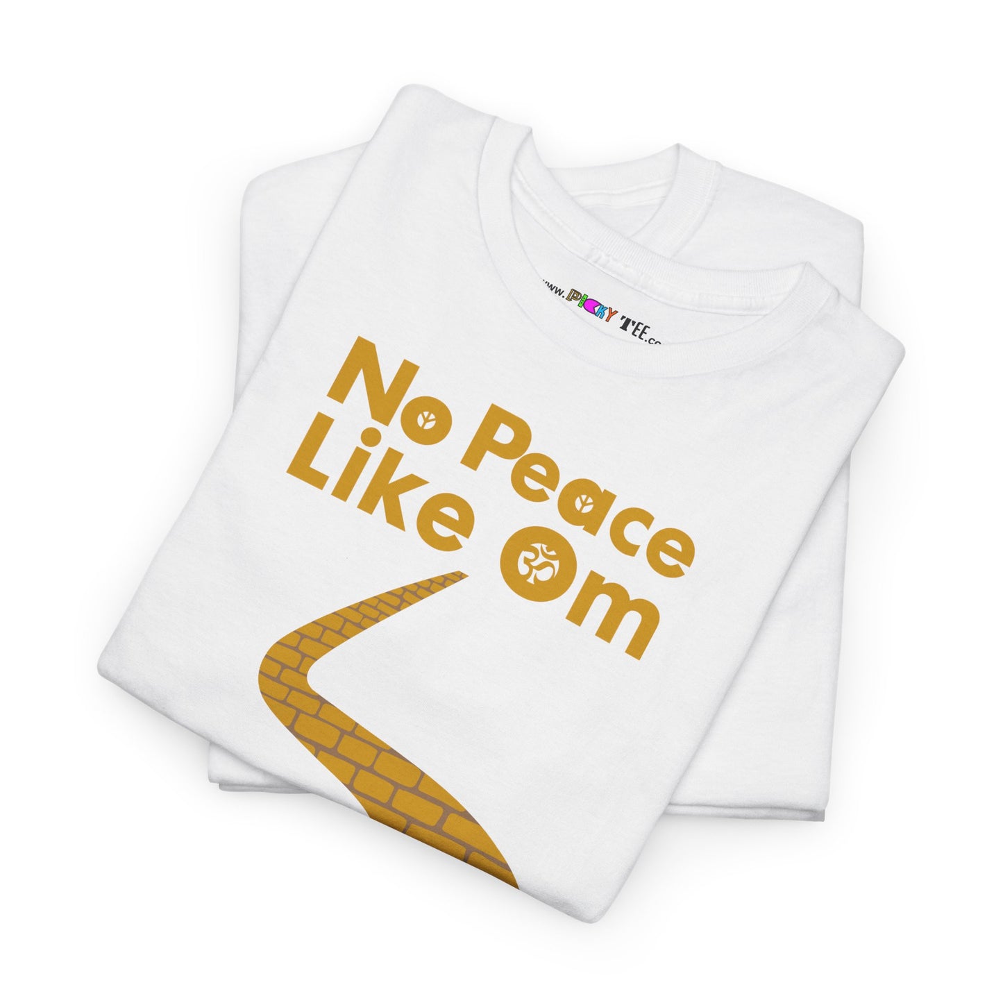 No Peace Like Om Unisex Heavy Cotton Tee
