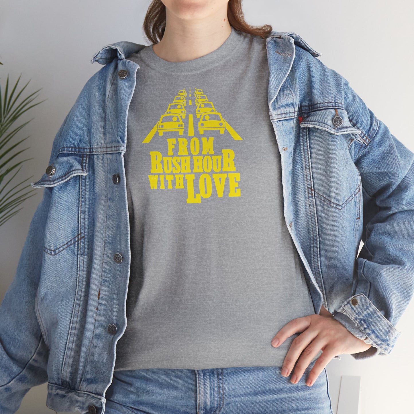 FROM RUSH HOUR WITH LOVE Unisex Heavy Cotton Tee