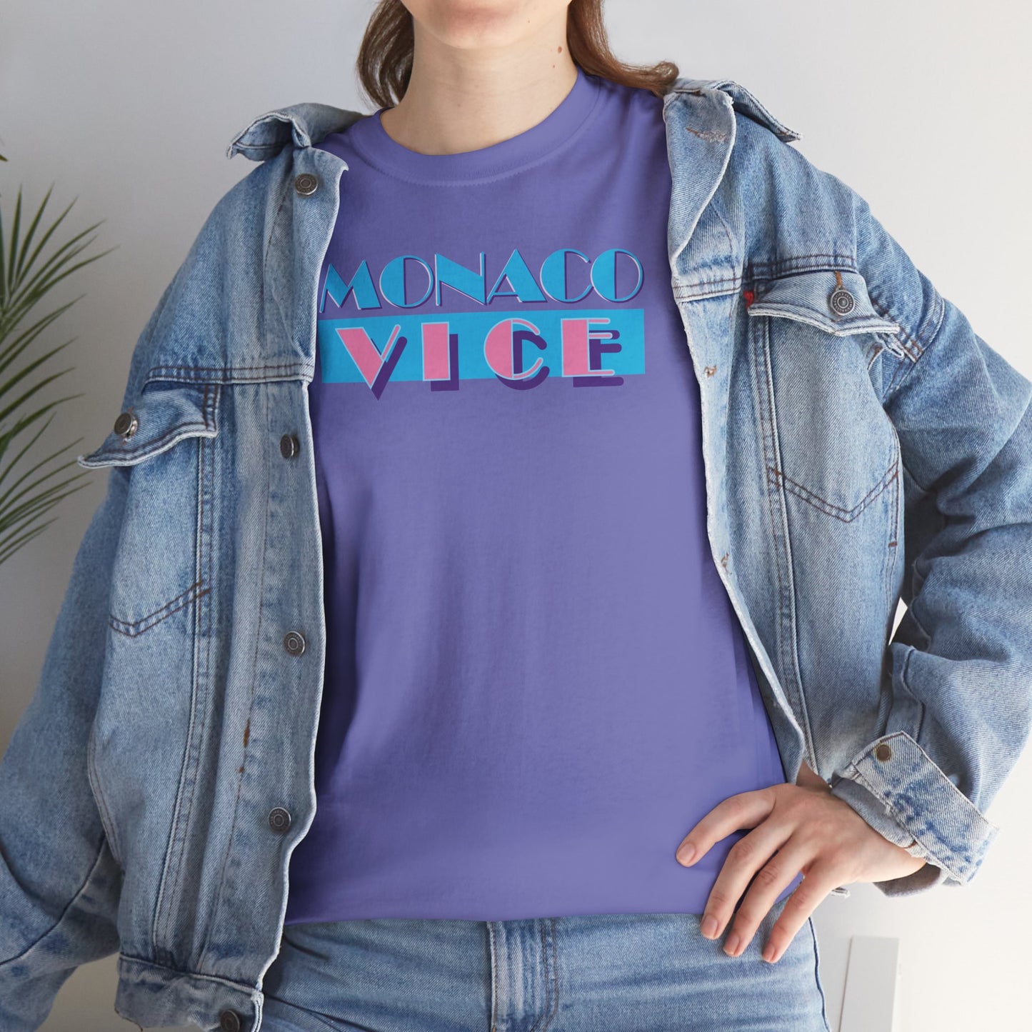MONACO VICE Unisex Heavy Cotton Tee