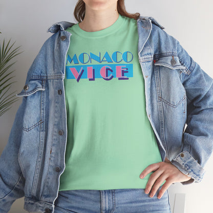 MONACO VICE Unisex Heavy Cotton Tee