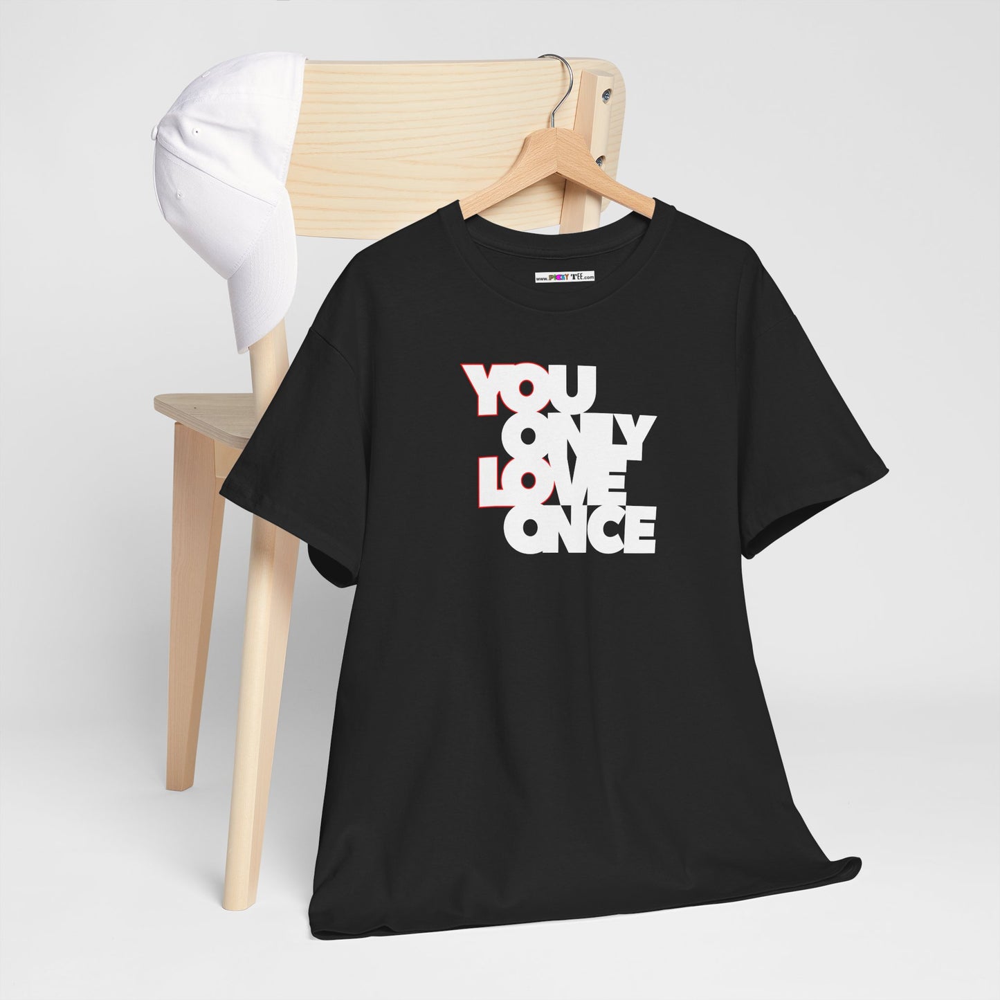 YOLO - YOU ONLY LOVE ONCE Unisex Heavy Cotton Tee