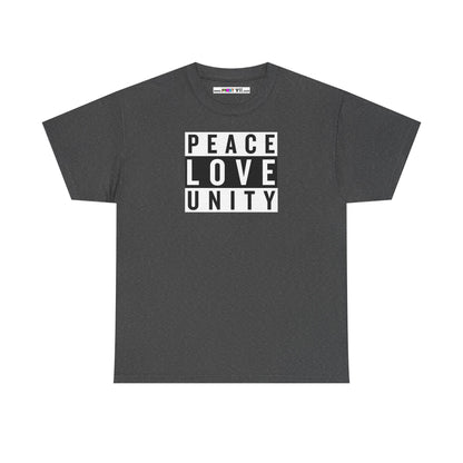PEACELOVEUNITY Unisex Heavy Cotton Tee