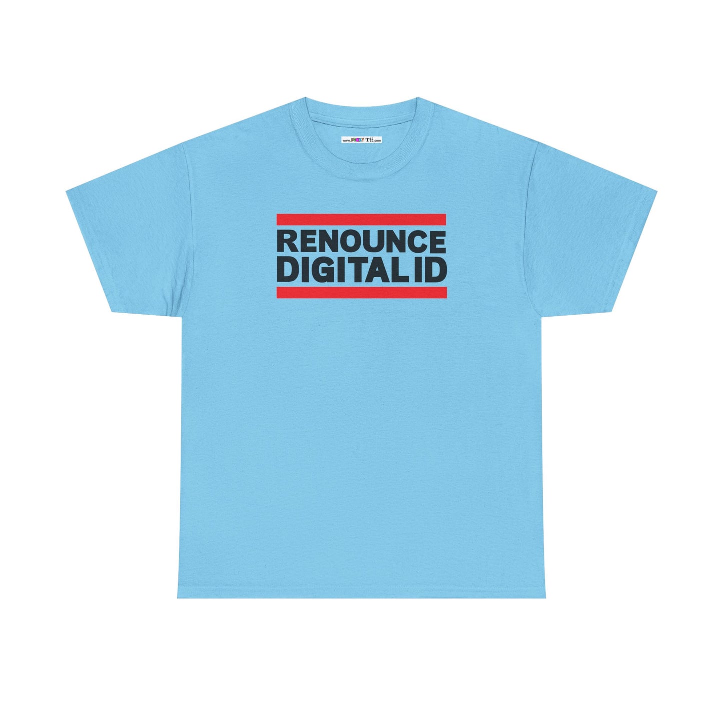 RENOUNCE DIGITAL ID Unisex Heavy Cotton Tee
