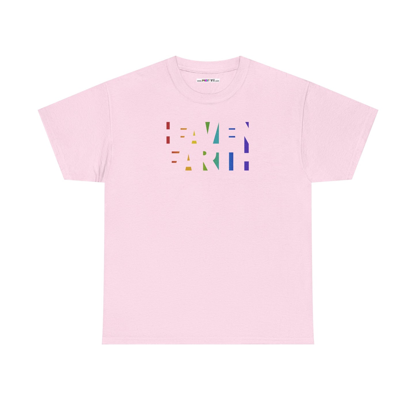 HEAVEN ON EARTH Unisex Heavy Cotton Tee — here now.