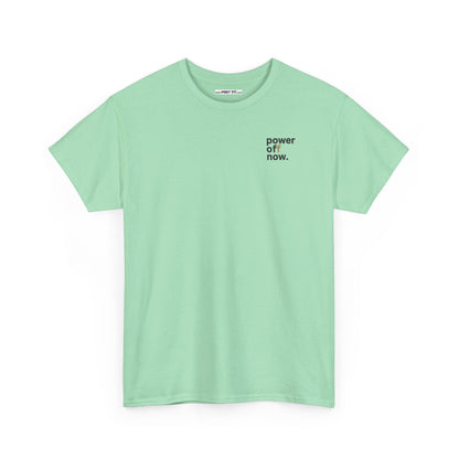 power off now Unisex Heavy Cotton Tee