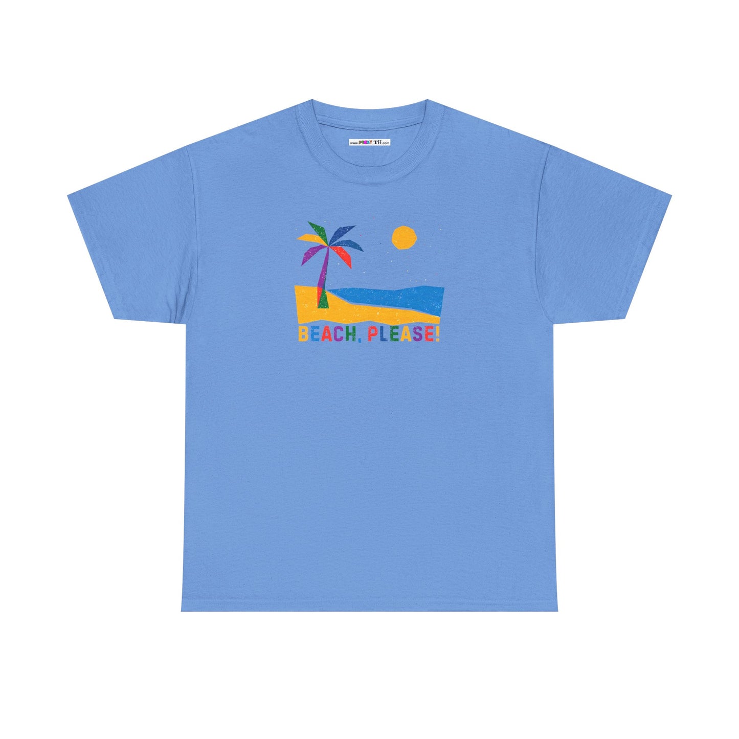 BEACH, PLEASE! Unisex Heavy Cotton Tee