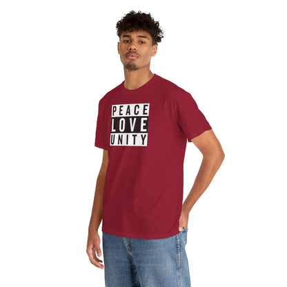 PEACELOVEUNITY Unisex Heavy Cotton Tee