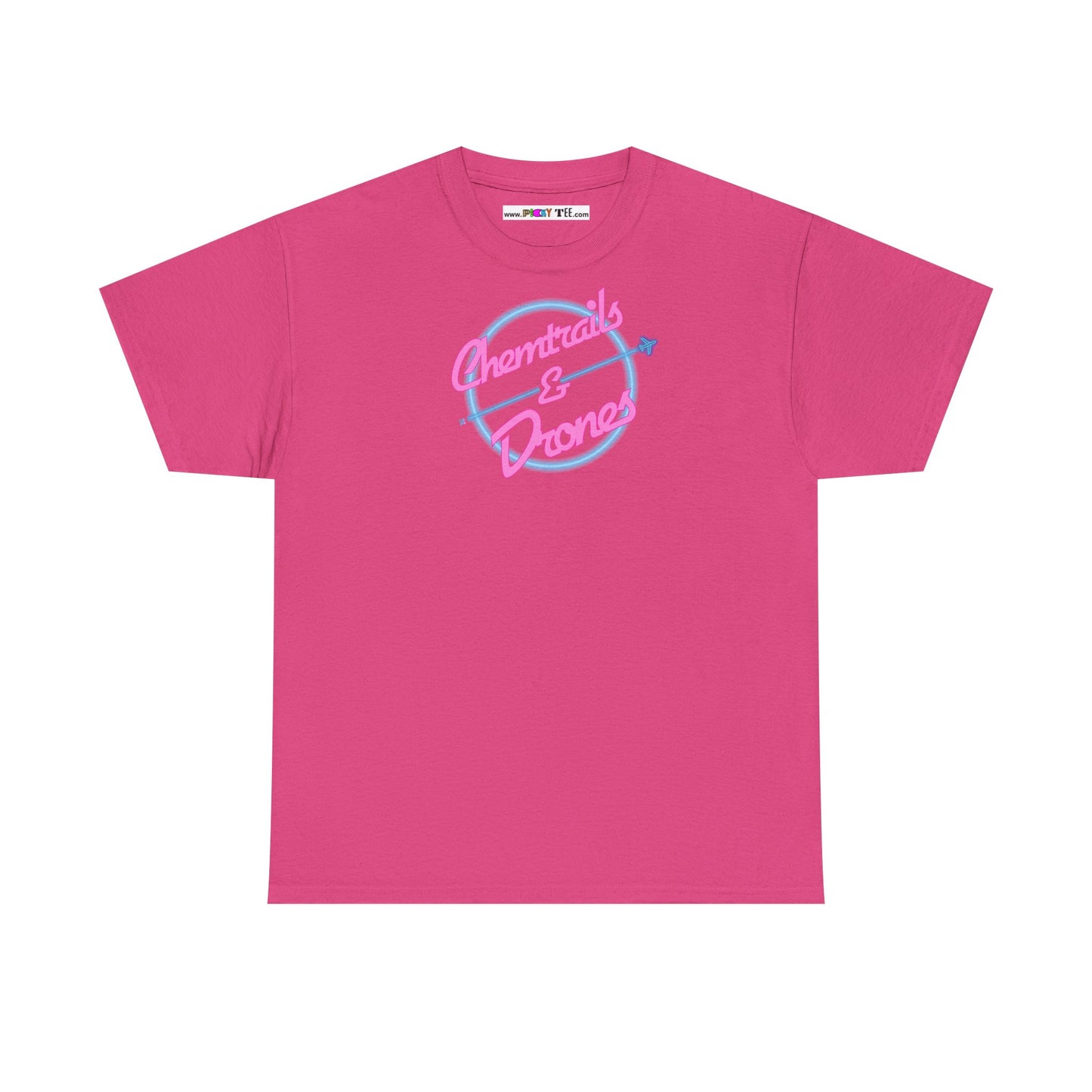 Chemtrails & Drones Unisex Heavy Cotton Tee