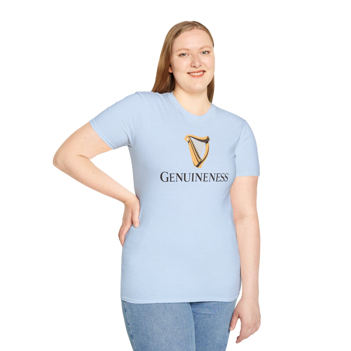 GENUINENESS Unisex Softstyle 100% Cotton T-Shirt