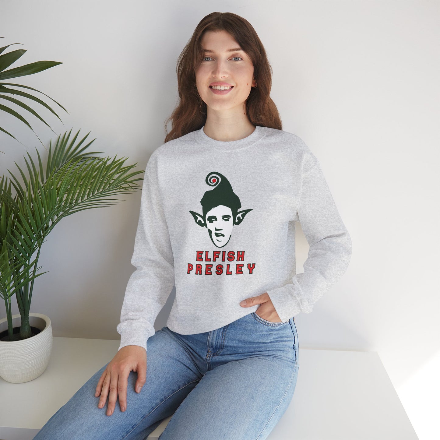 ELFISH PRESLEY Unisex Heavy Blend™ Crewneck Sweatshirt
