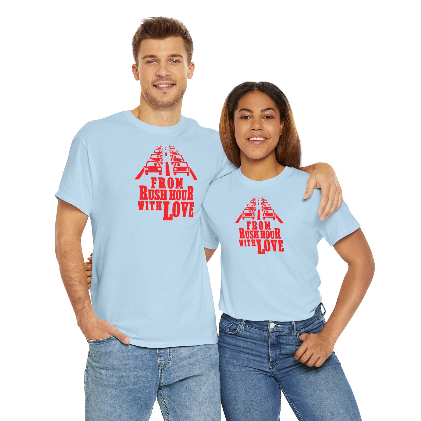 FROM RUSH HOUR WITH LOVE Unisex Heavy Cotton Tee