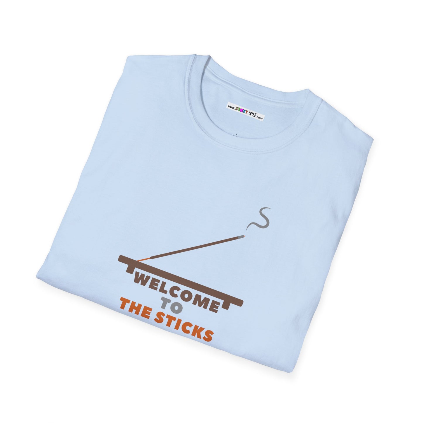 WELCOME TO THE STICKS Unisex Softstyle 100% Cotton T-Shirt