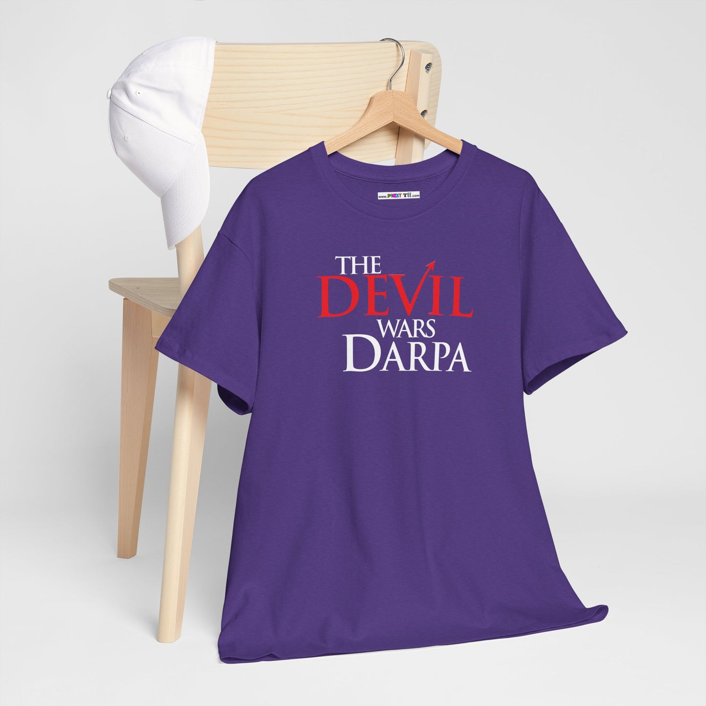 THE DEVIL WARS DARPA Unisex Heavy Cotton Tee