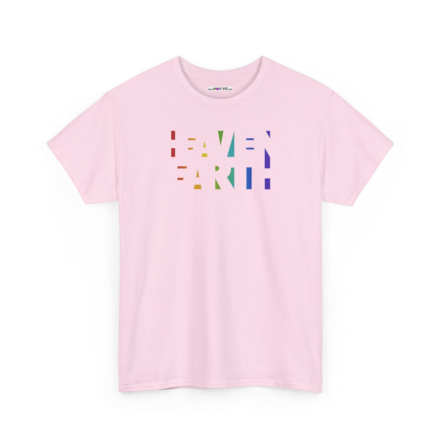 HEAVEN ON EARTH Unisex Heavy Cotton Tee — here now.