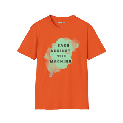 SAGE AGAINST THE MACHINE Unisex Softstyle 100% Cotton T-Shirt