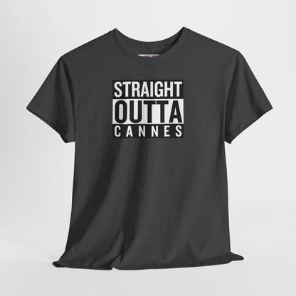STRAIGHT OUTTA CANNES Unisex Heavy Cotton Tee