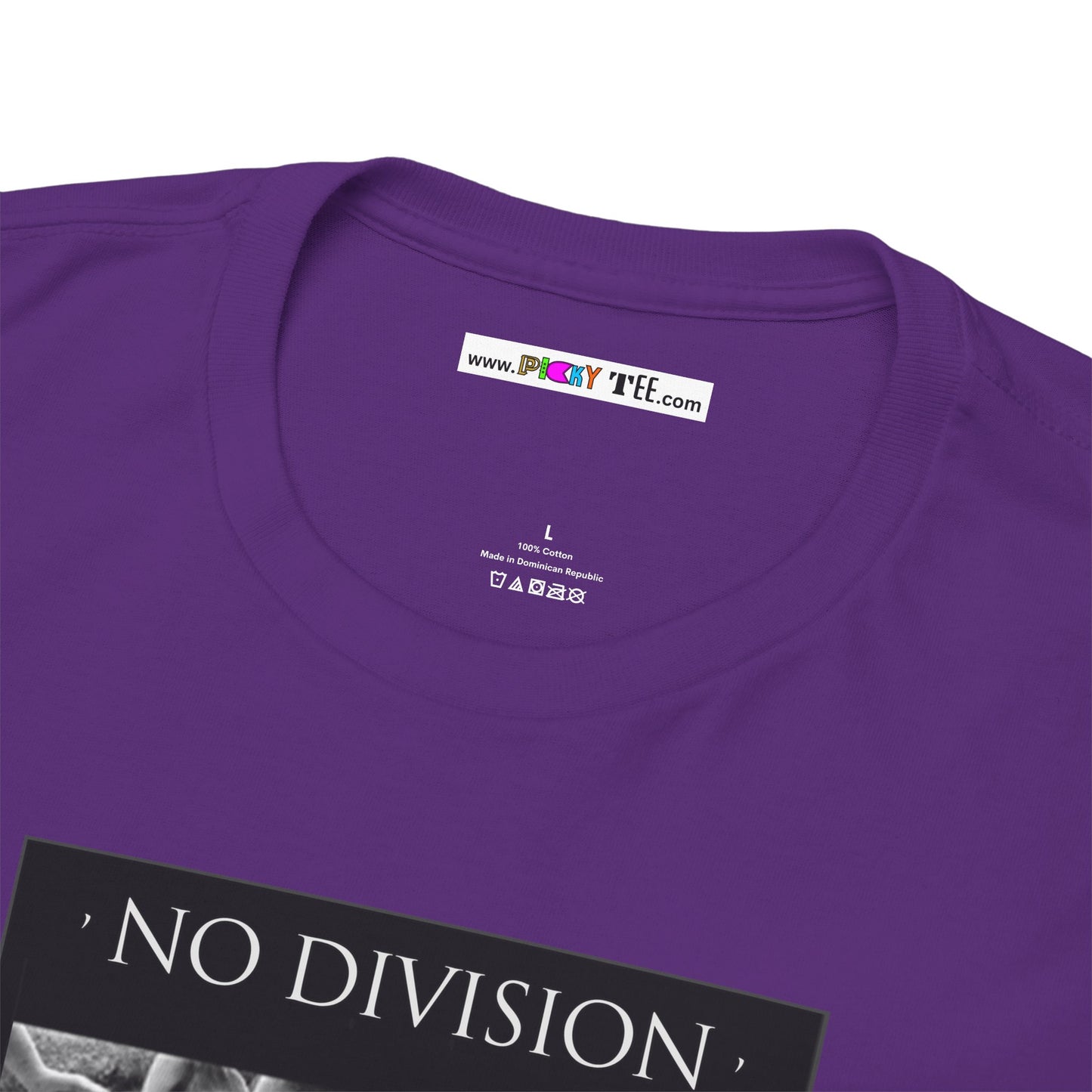 'NO DIVISION' LOVE WILL TREAD US A PATH Unisex Heavy Cotton Tee