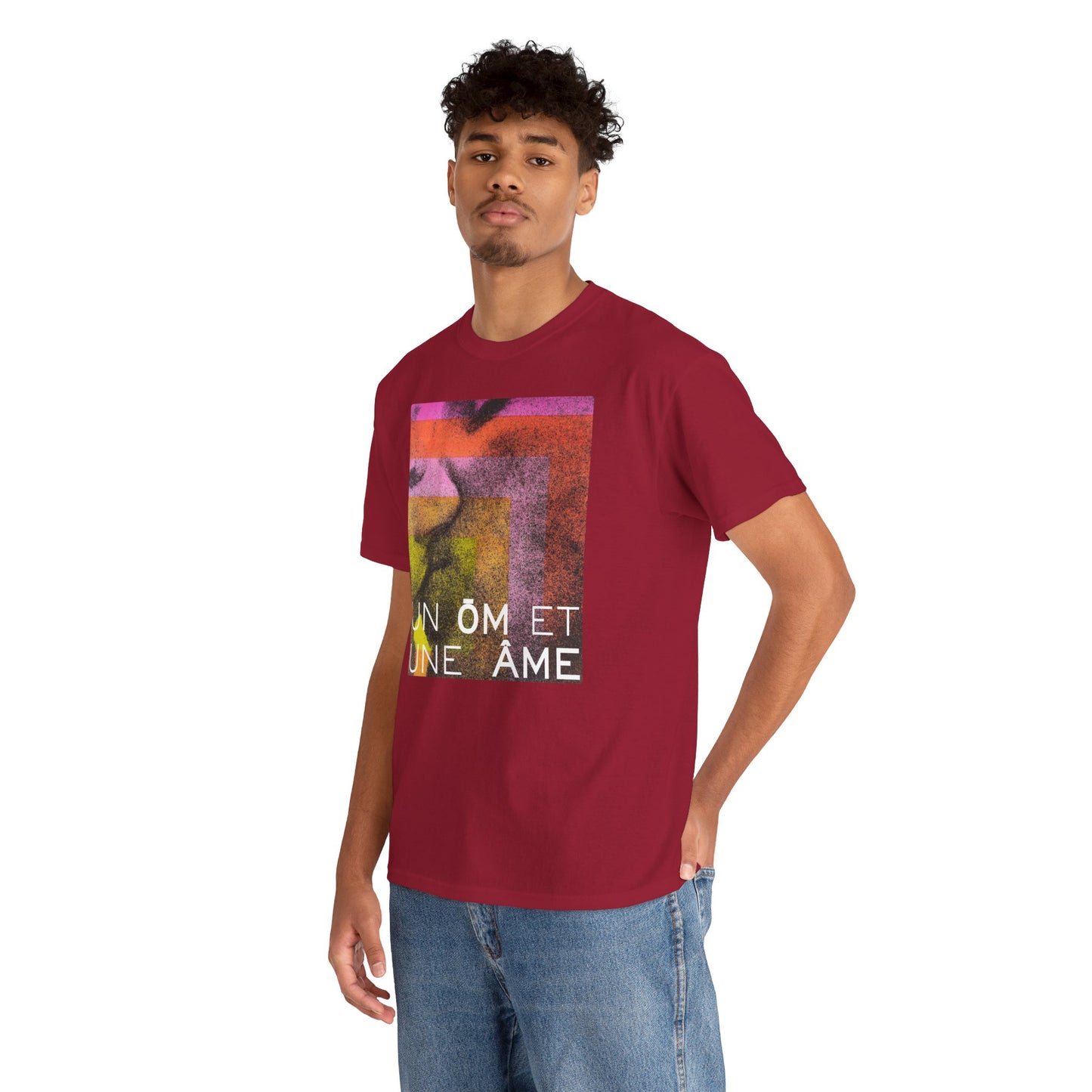 UN ŌM ET UNE ÂME Unisex Heavy Cotton Tee