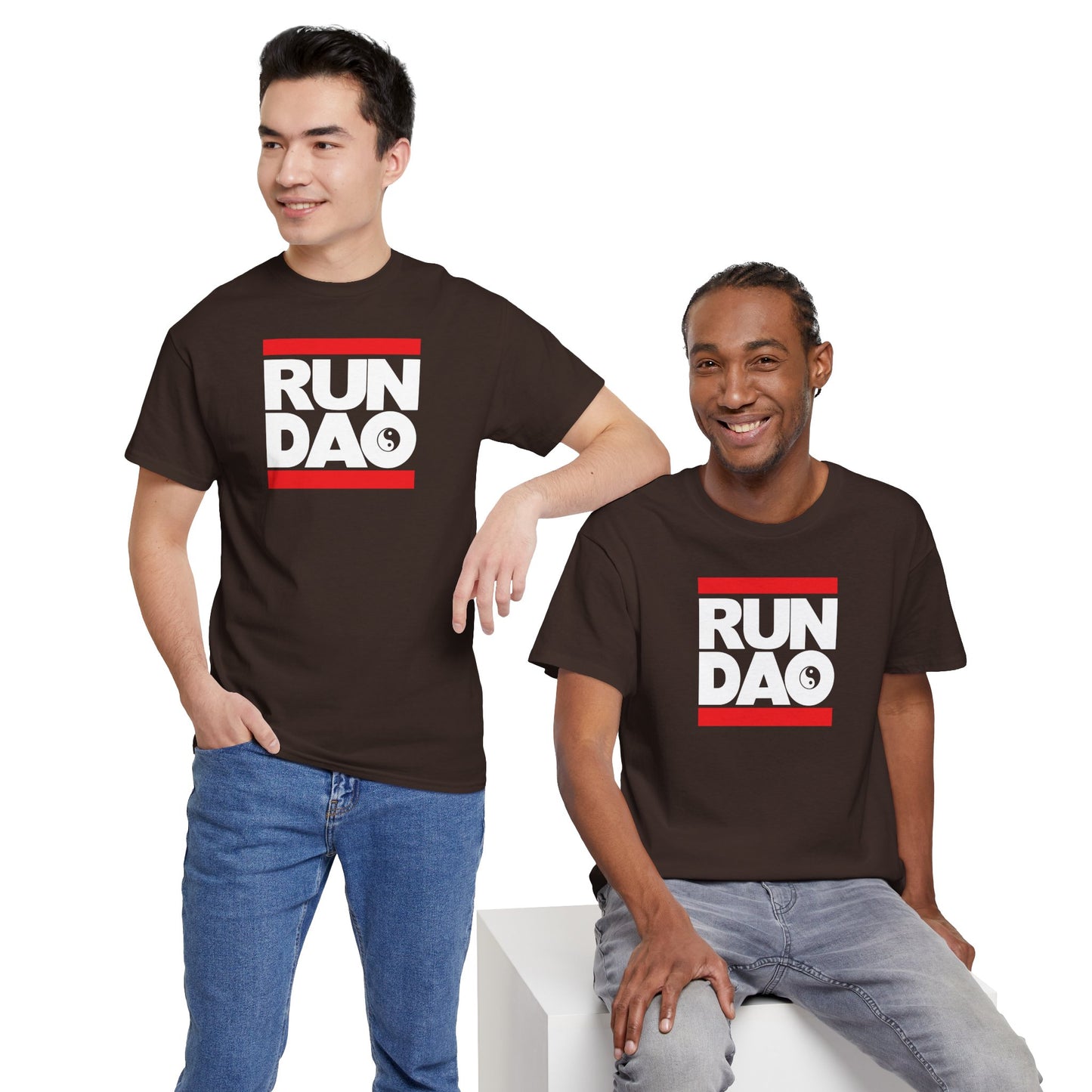 RUN DAO Unisex Heavy Cotton Tee