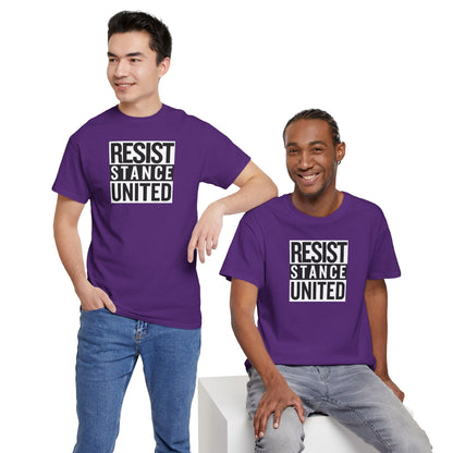 RESIST STANCE UNITED Unisex Heavy Cotton Tee