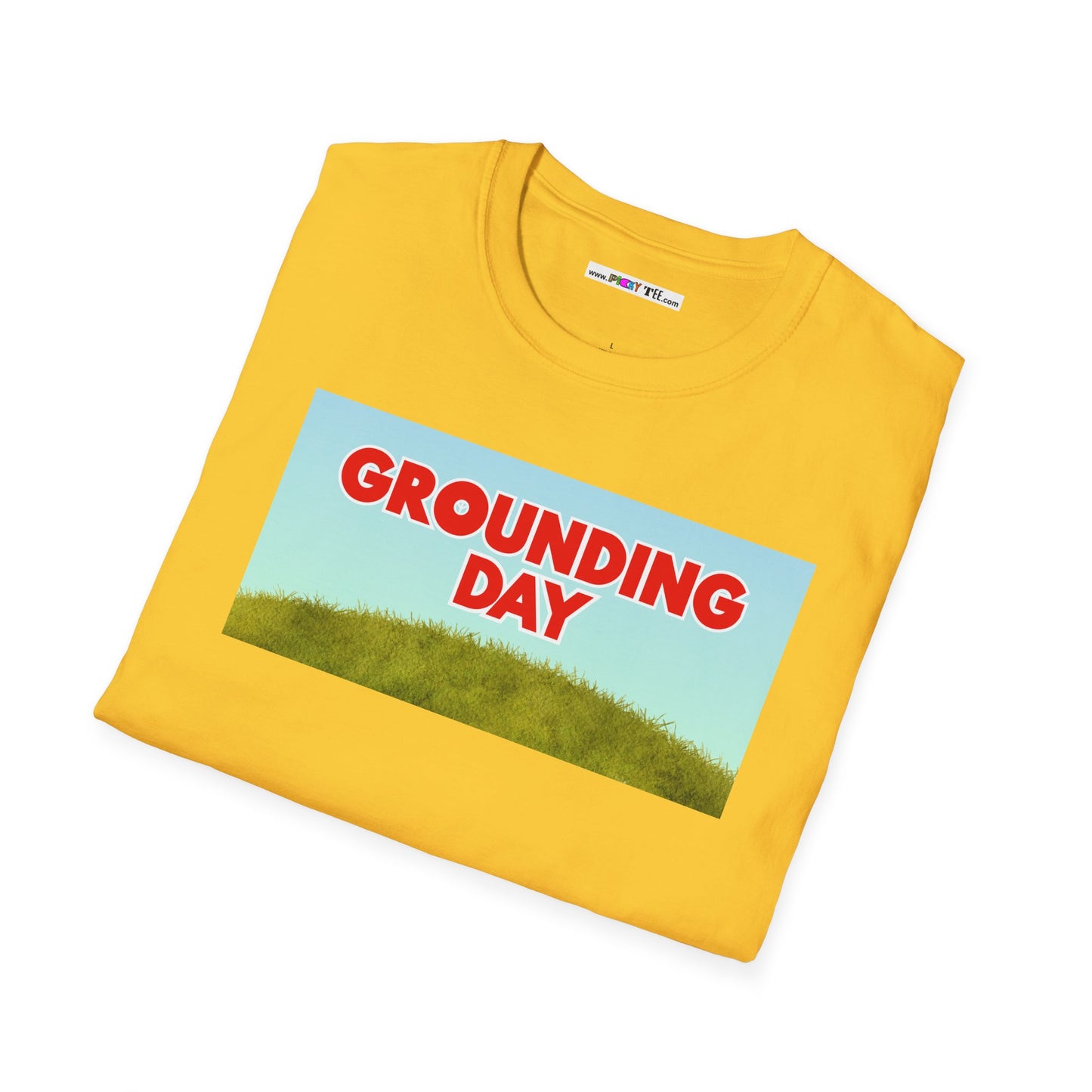 GROUNDING DAY Unisex Softstyle 100% Cotton T-Shirt