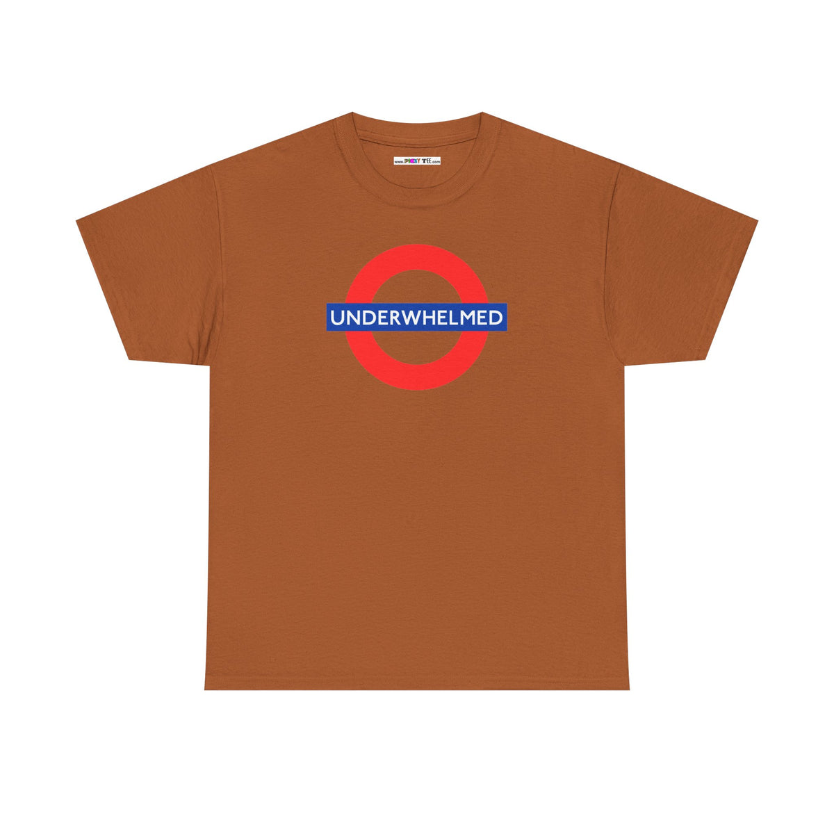 UNDERWHELMED Unisex Heavy Cotton Tee