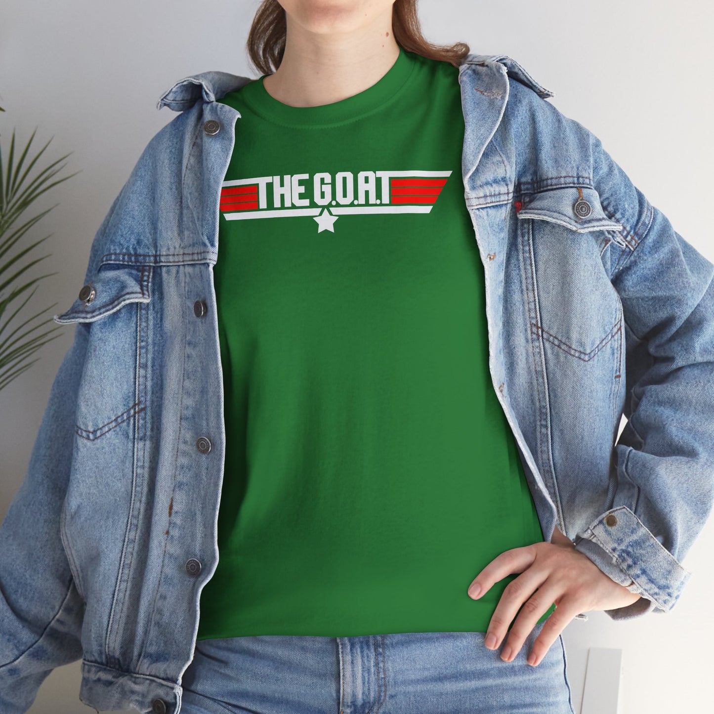 THE G.O.A.T Unisex Heavy Cotton Tee