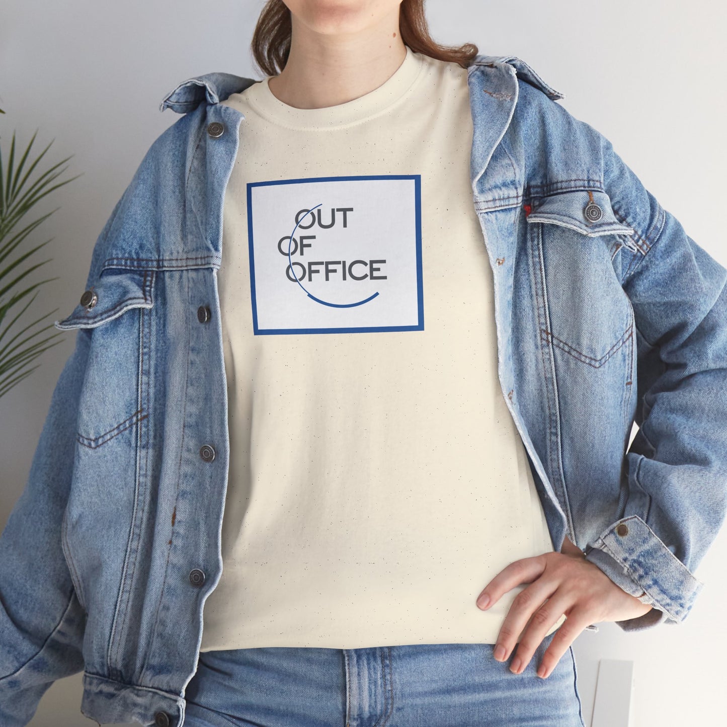 OUT OF OFFICE Unisex Heavy Cotton Tee